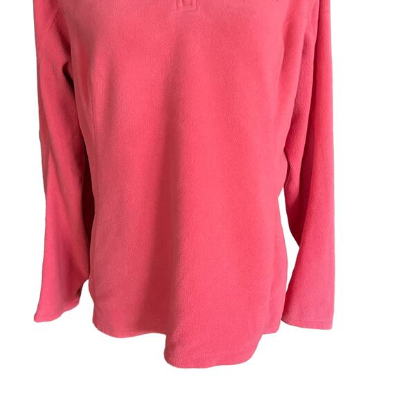 The North Face Pink 1/4 Zip Pullover Top Size Large - Picture 3 of 8